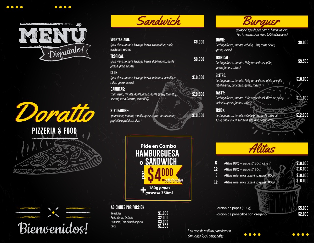 Carta de Doratto  — página 1
